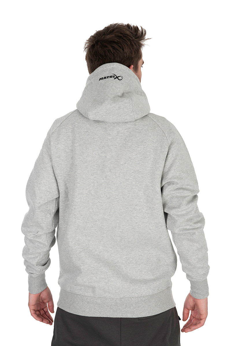 Black Edition Full Zip Hoody (Marl Grey / Lime)