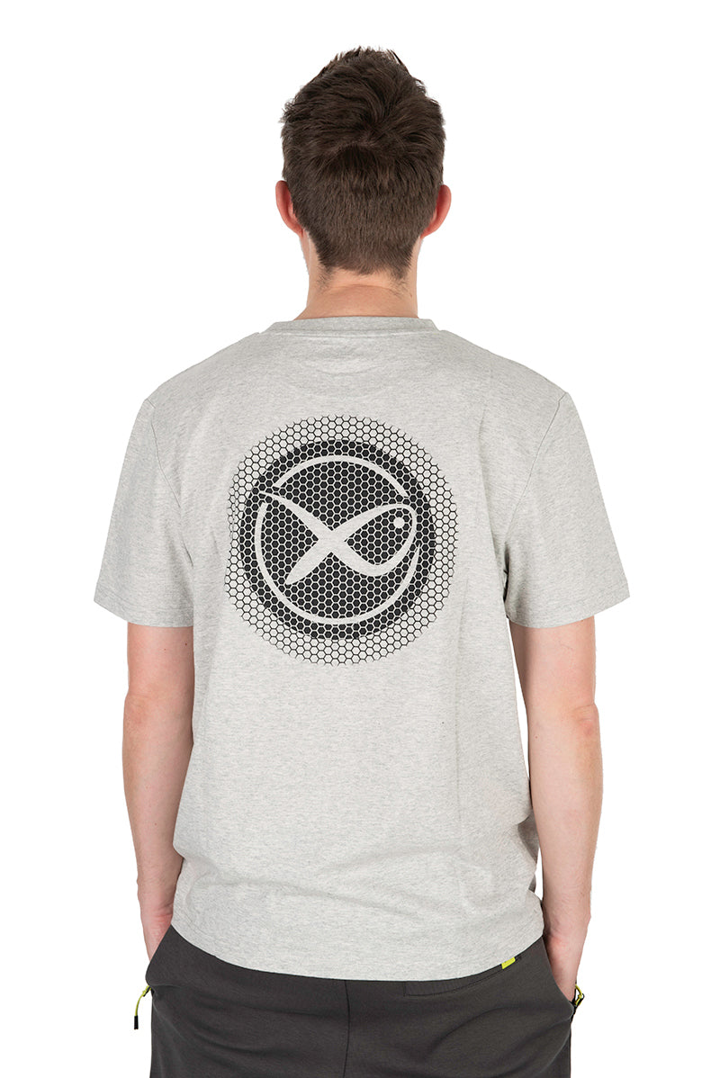 Large Logo T-Shirt (Marl Grey / Lime)