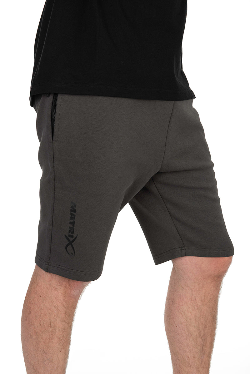 Black Edition Jogger Shorts (Dark Grey / Lime)