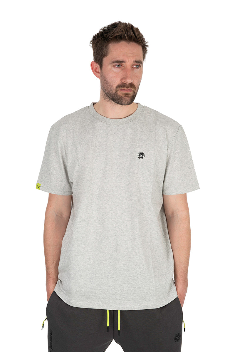 Large Logo T-Shirt (Marl Grey / Lime)