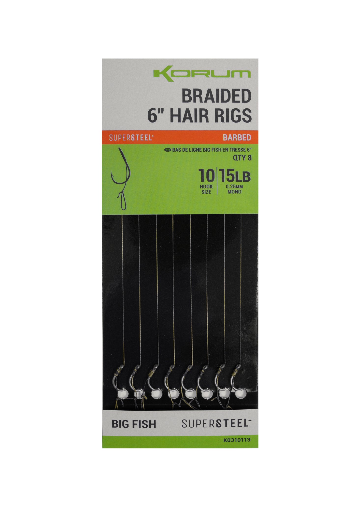 Korum Big Fish Braided Hair Rigs