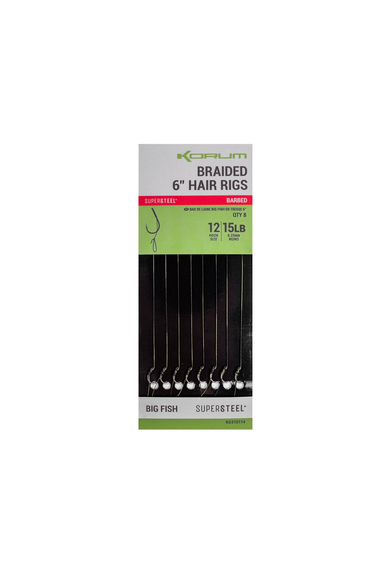 Korum Big Fish Braided Hair Rigs