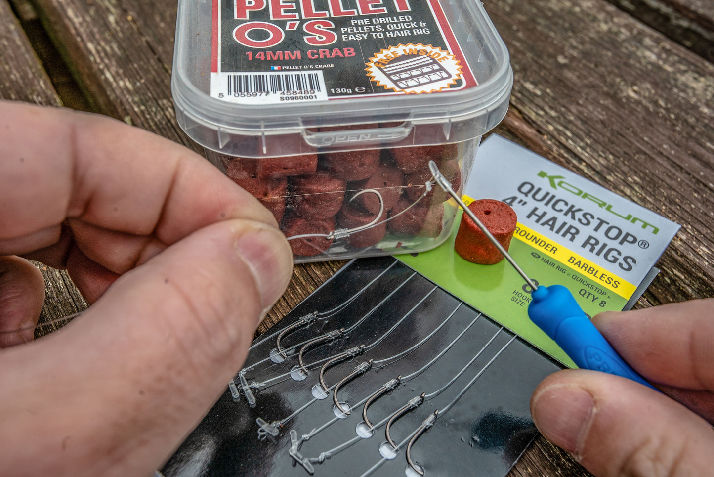 Korum big fish quickstop hair rigs