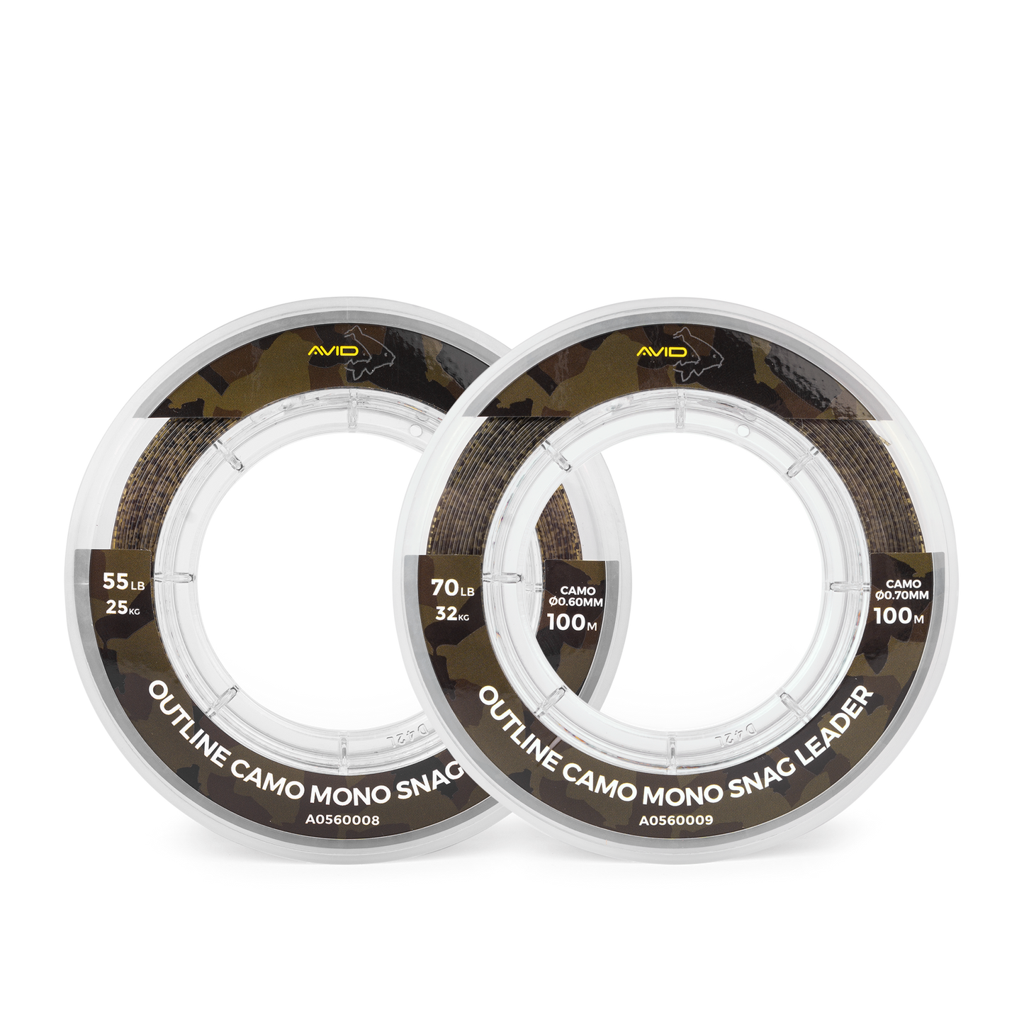Avid outline camo mono snag leader