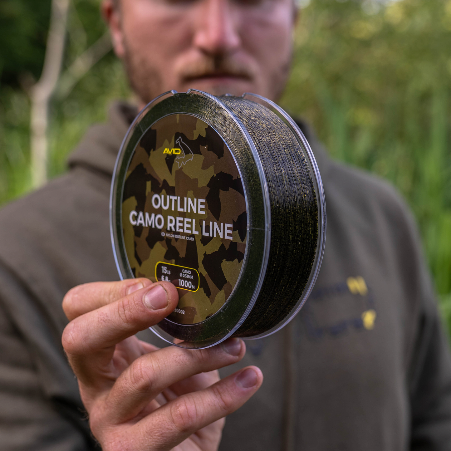 Avid outline camo reel line