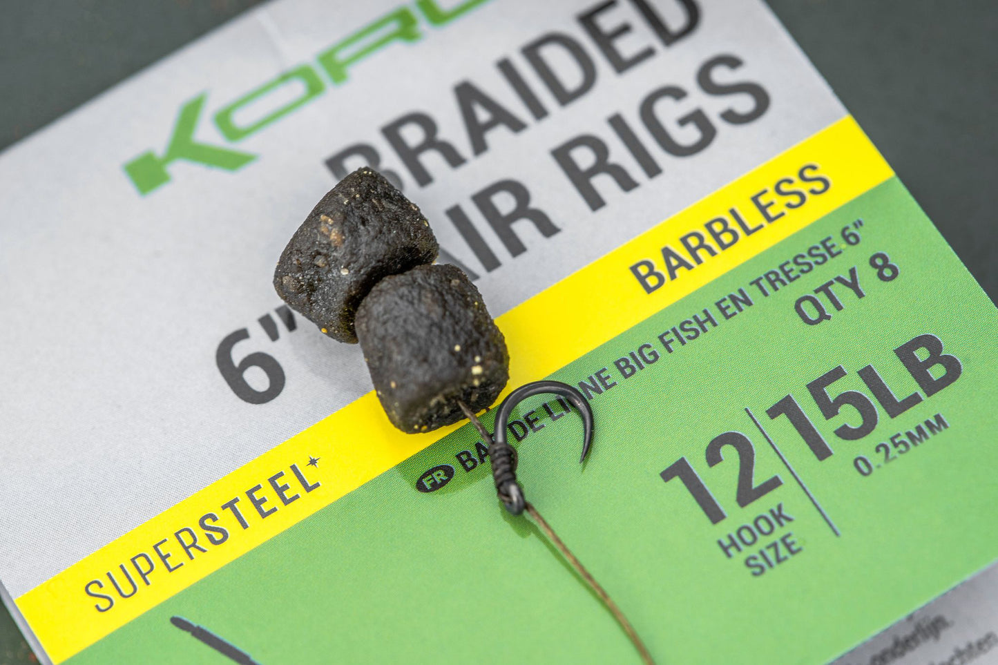 Korum big fish braided hair rigs