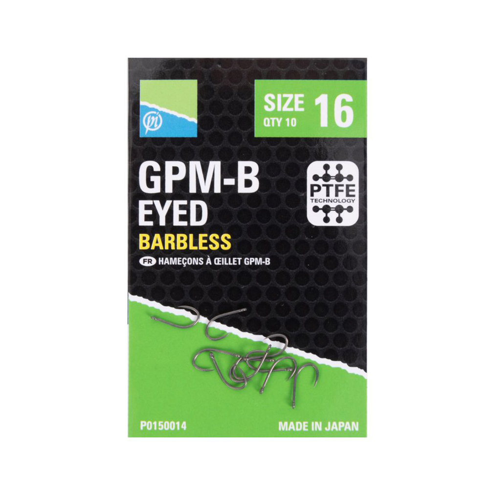Preston GPM-B Hooks - Eyed