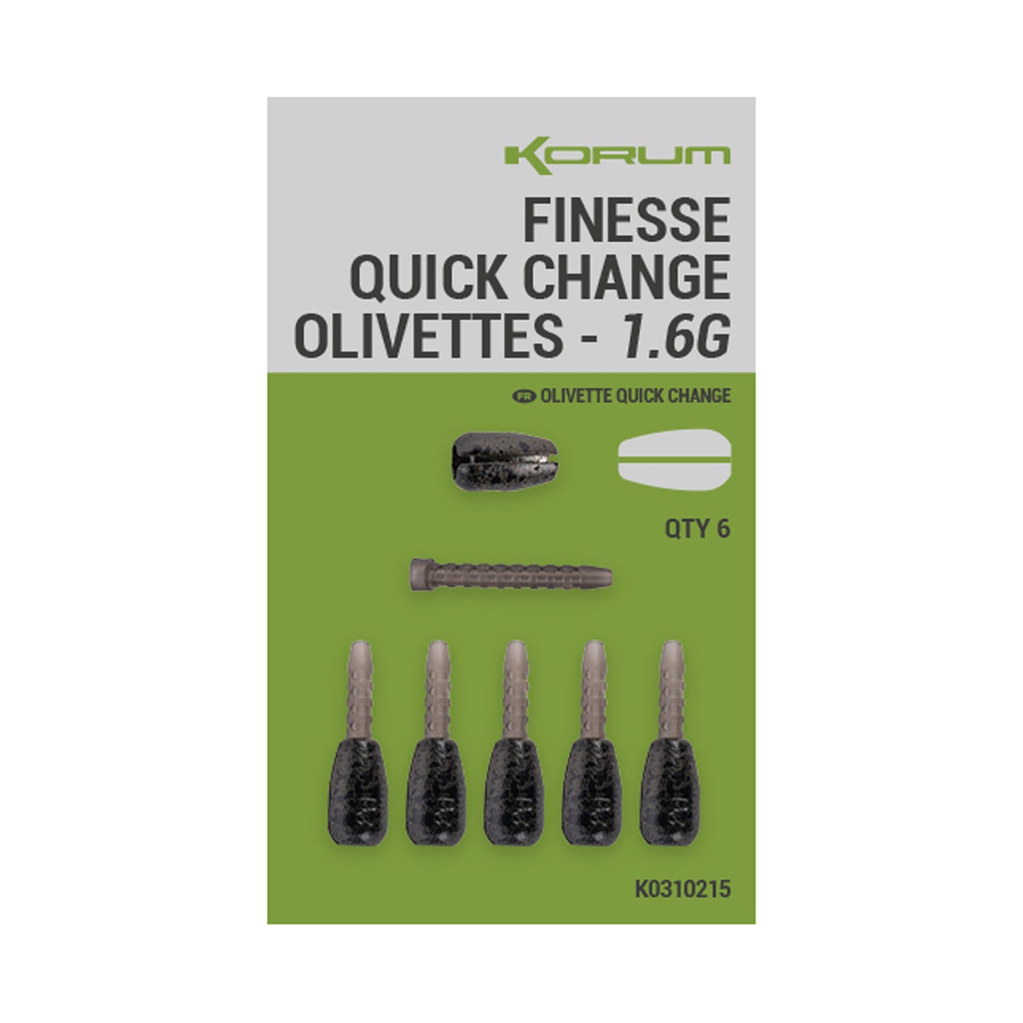 Korum finesse quick-change olivettes