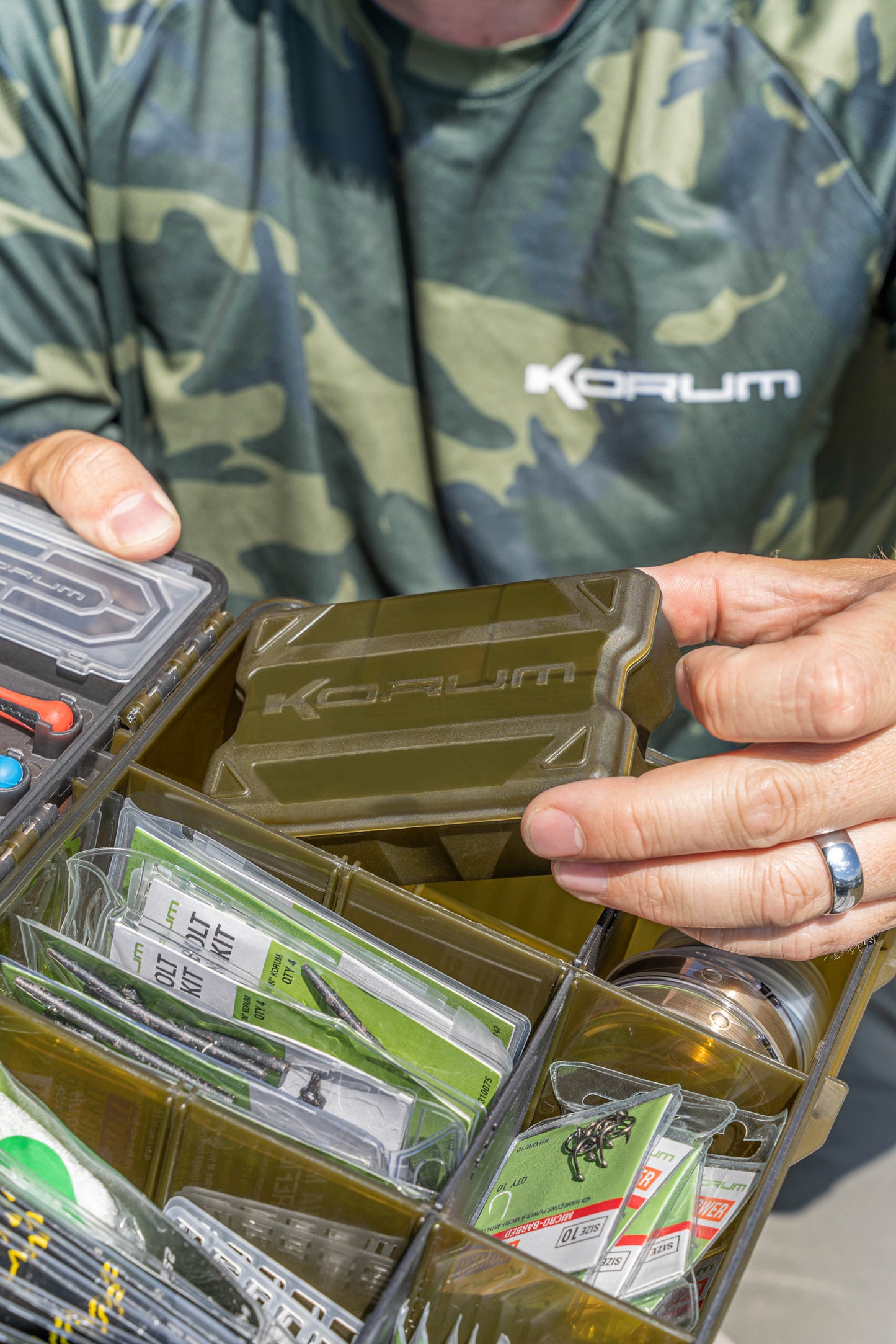 Korum tackle blox loaded