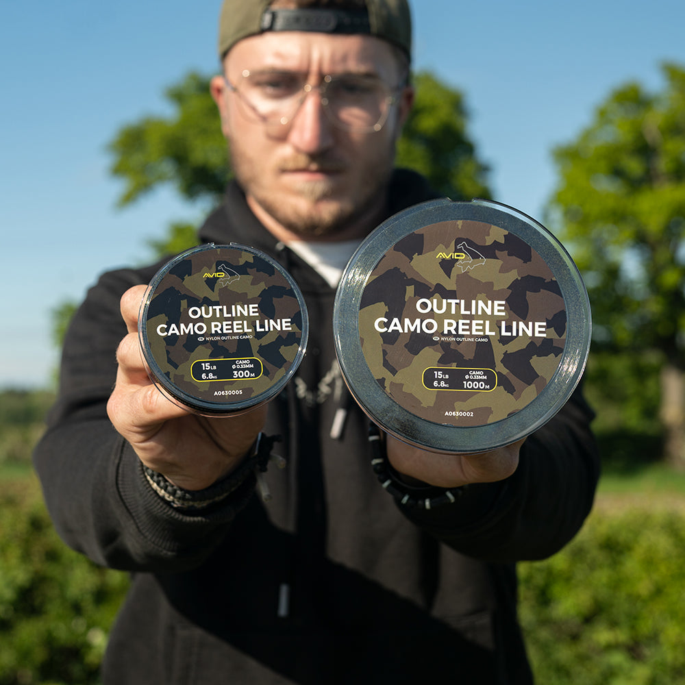 Avid outline camo reel line