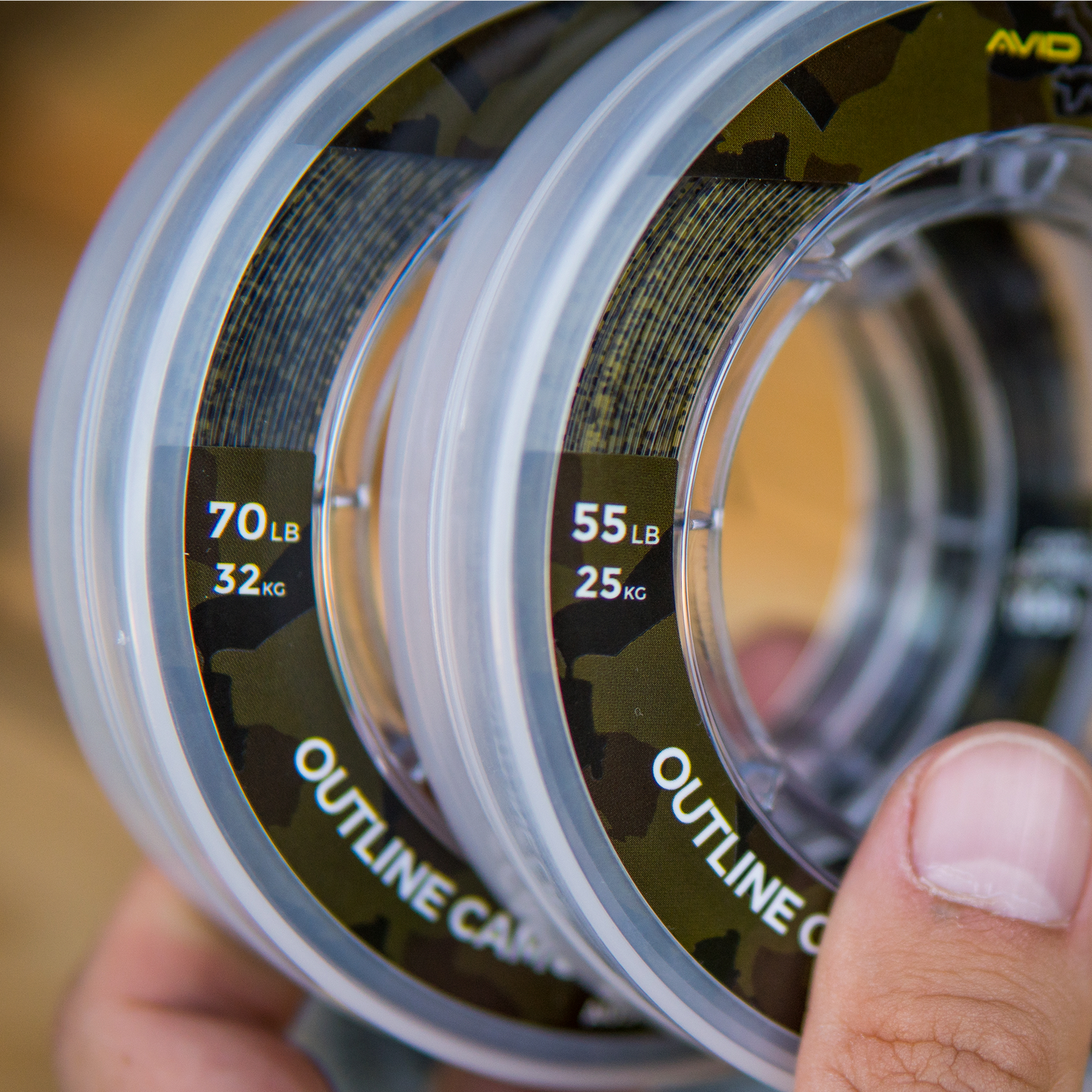 Avid outline camo mono snag leader