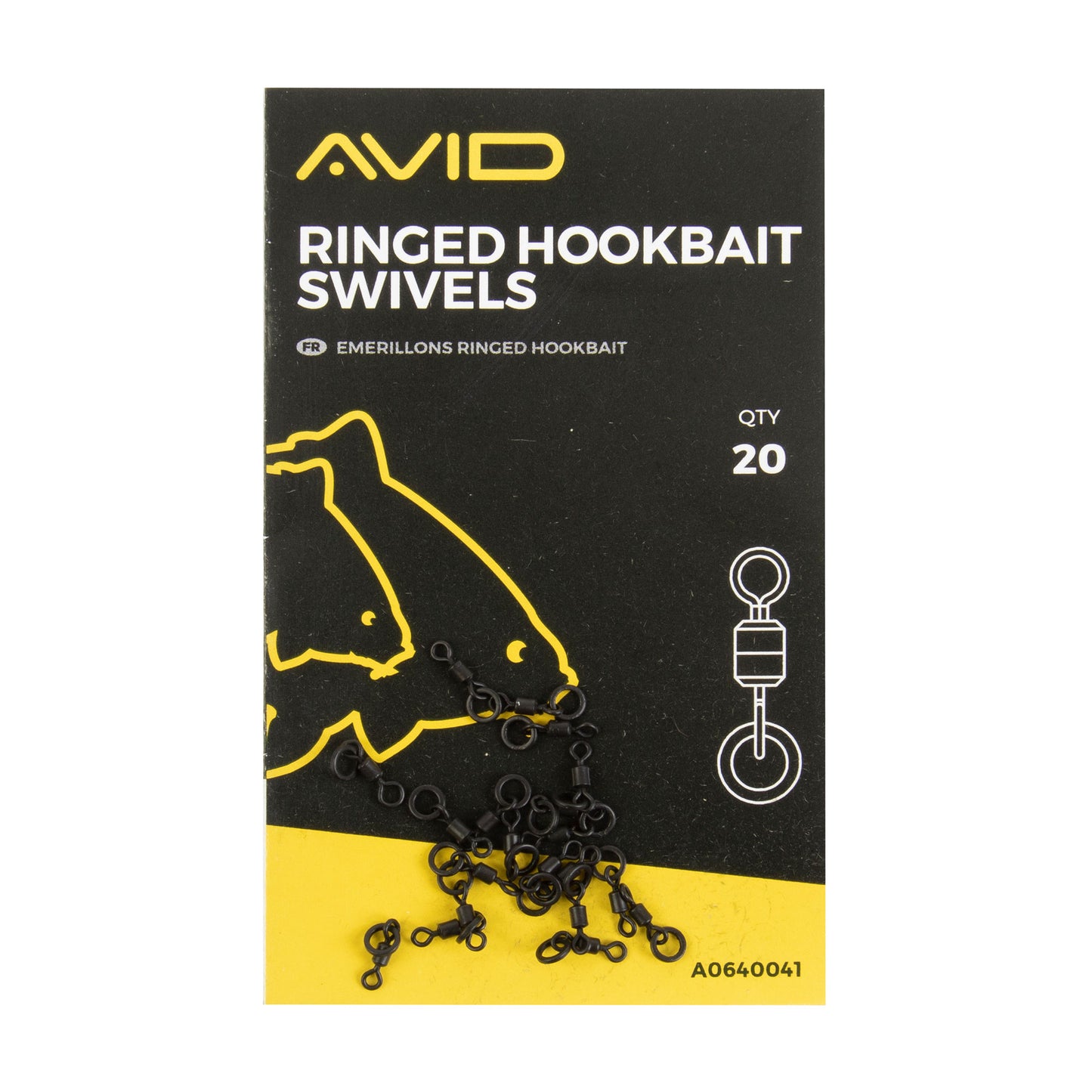 Avid ringed hookbait swivels