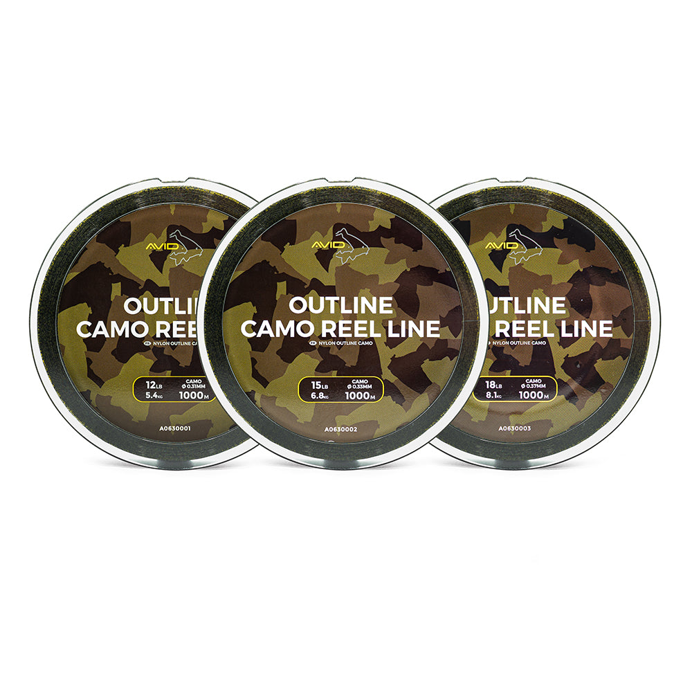 Avid outline camo reel line
