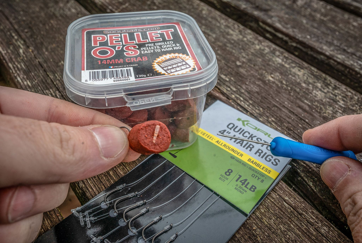 Korum big fish quickstop hair rigs