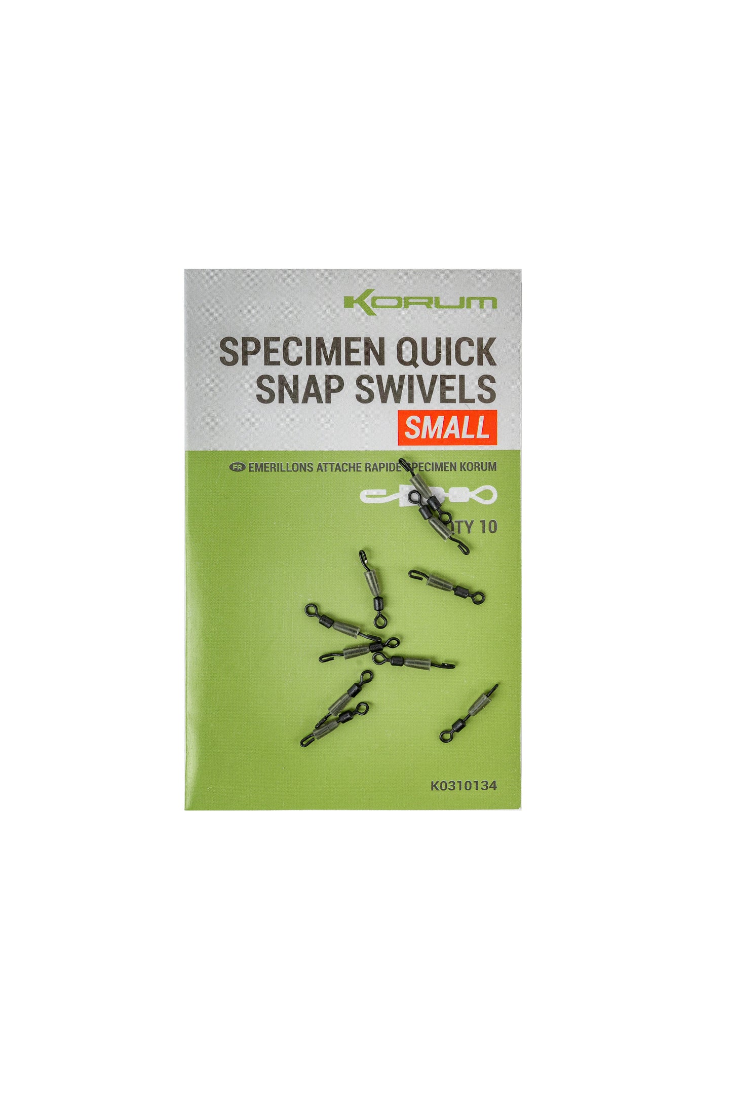 Korum specimen quick snap swivels