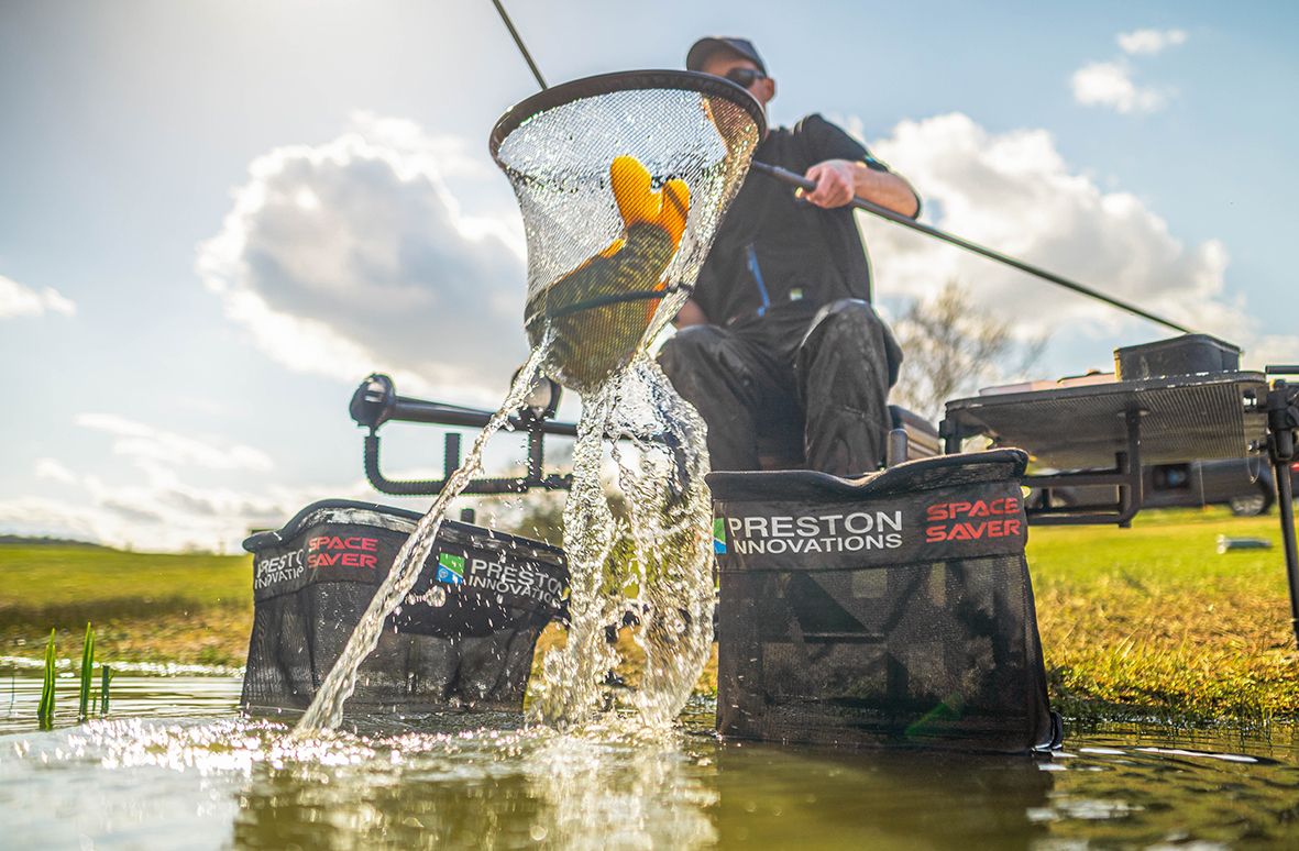 Preston quick dry landing net