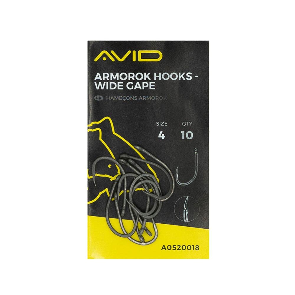Avid Armorok Hooks- Wide Gape