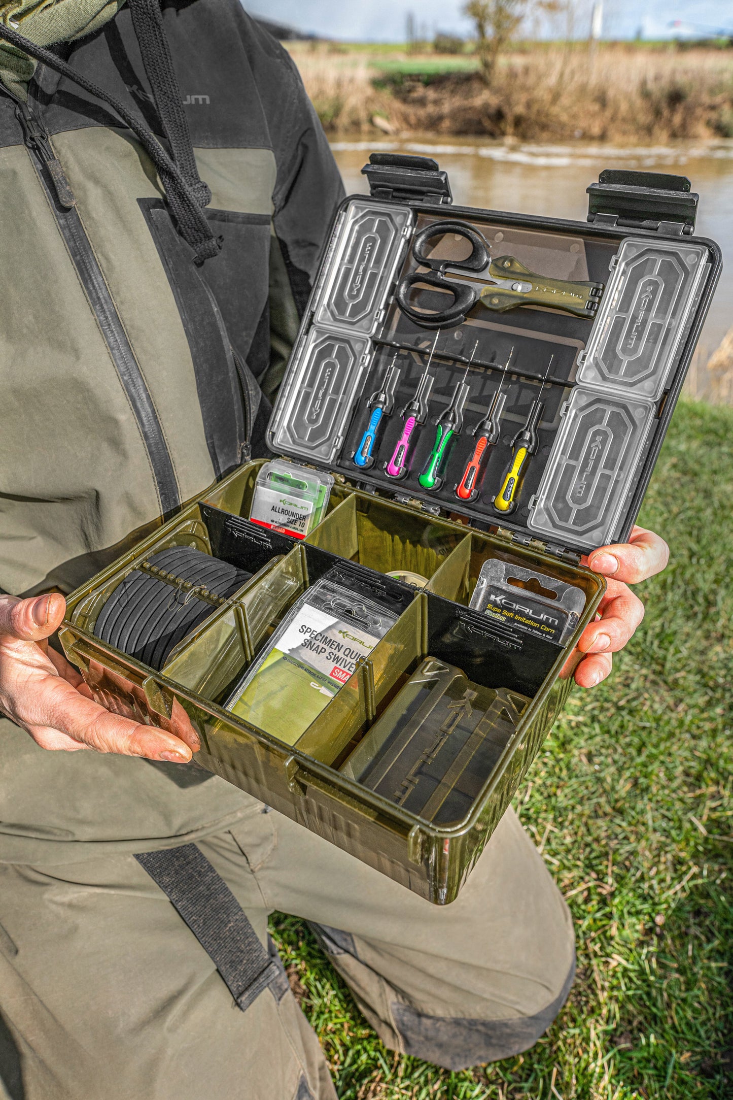 Korum tackle blox loaded