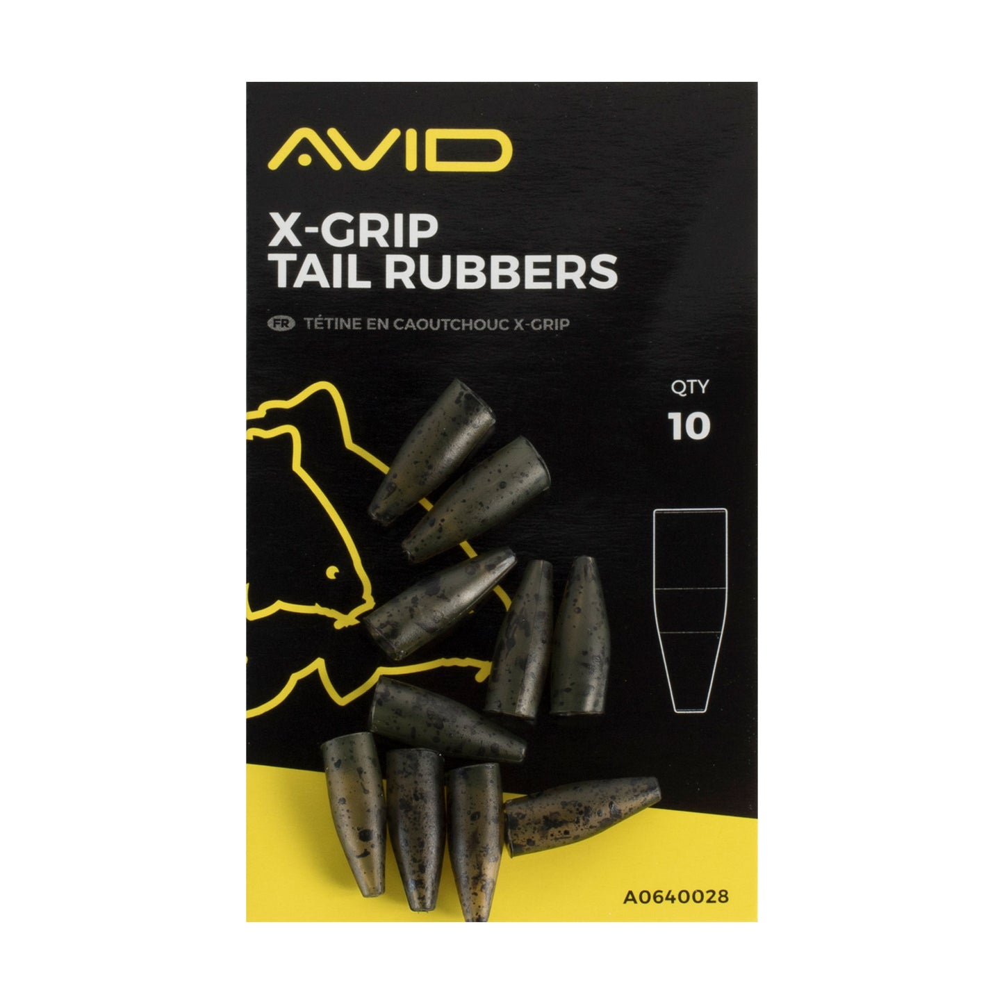 Avid tail rubbers x-grip
