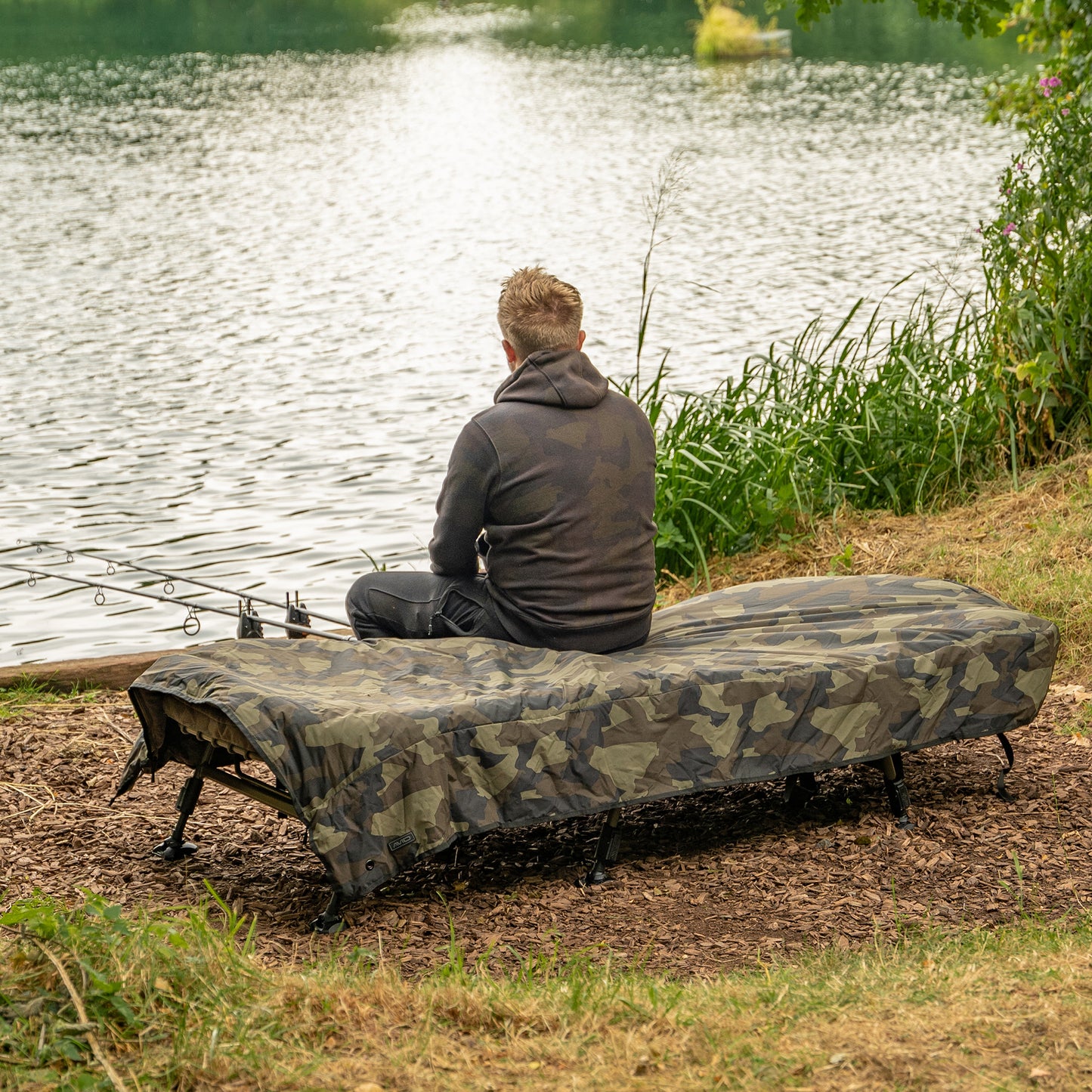 Avid ripstop camo bedchair cover