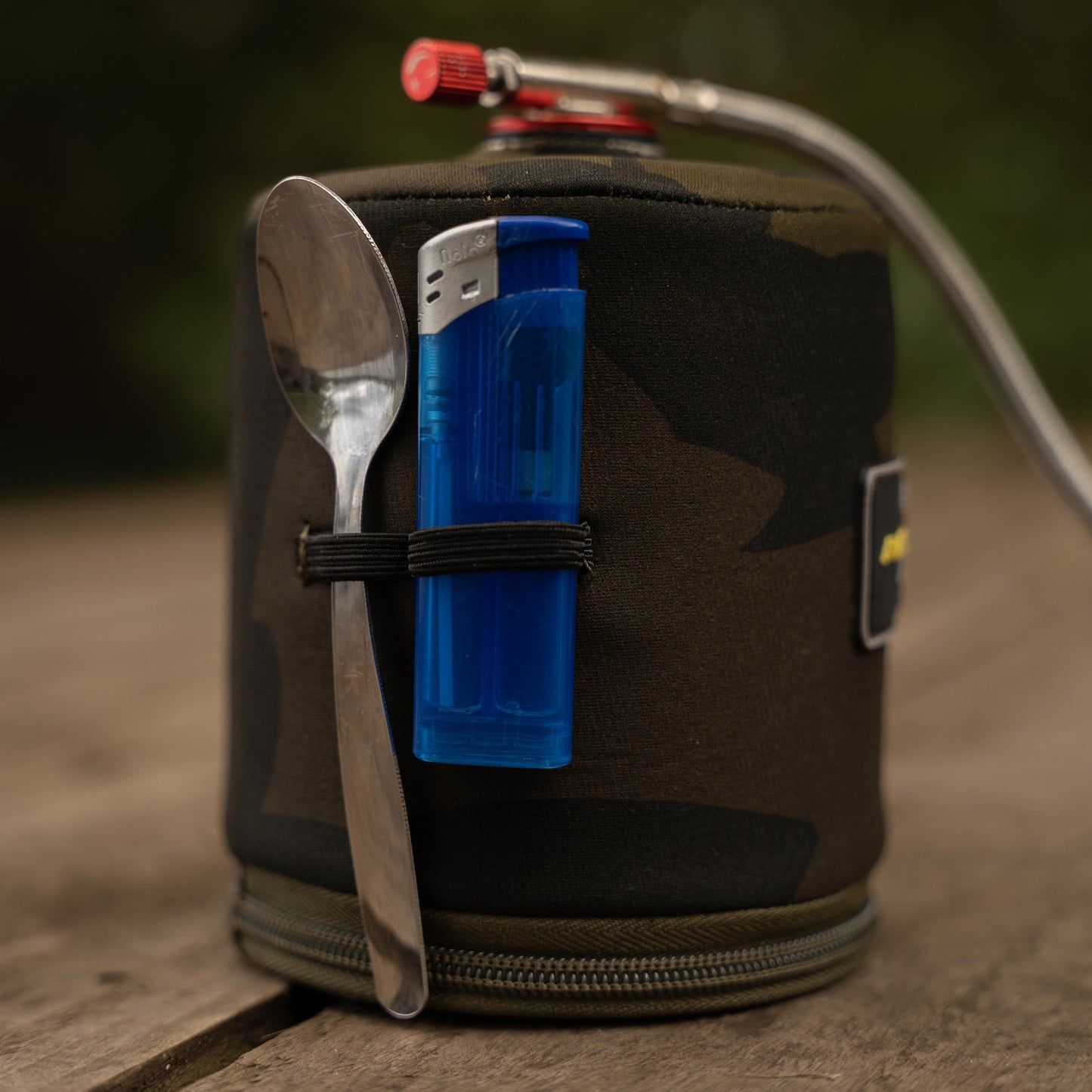 Avid camo neoprene gas canister holder