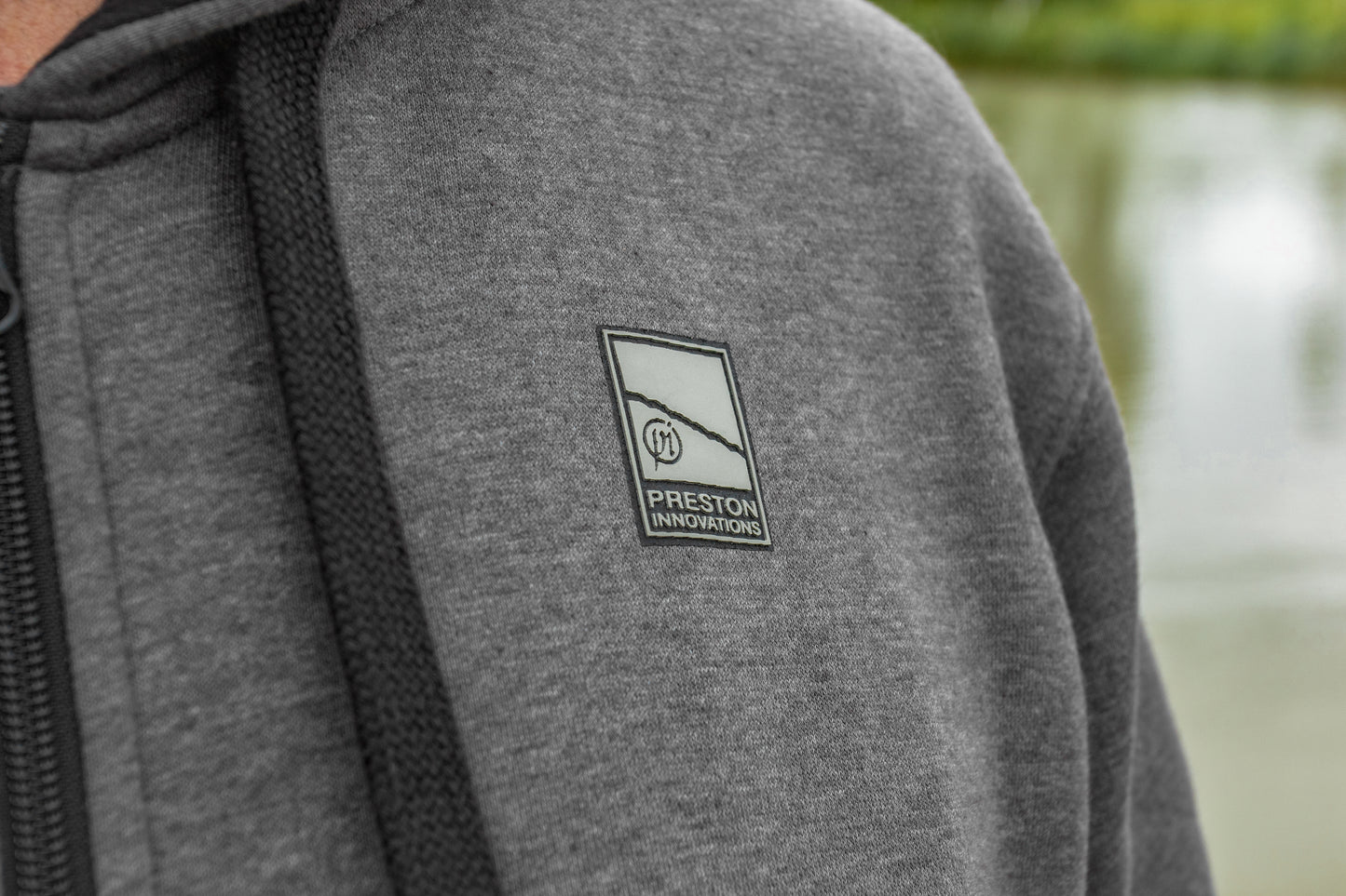 Preston grey zip hoodie