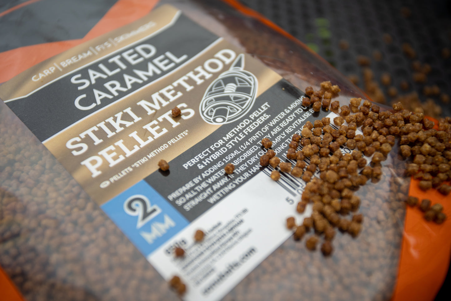 Stiki salted caramel method pellets