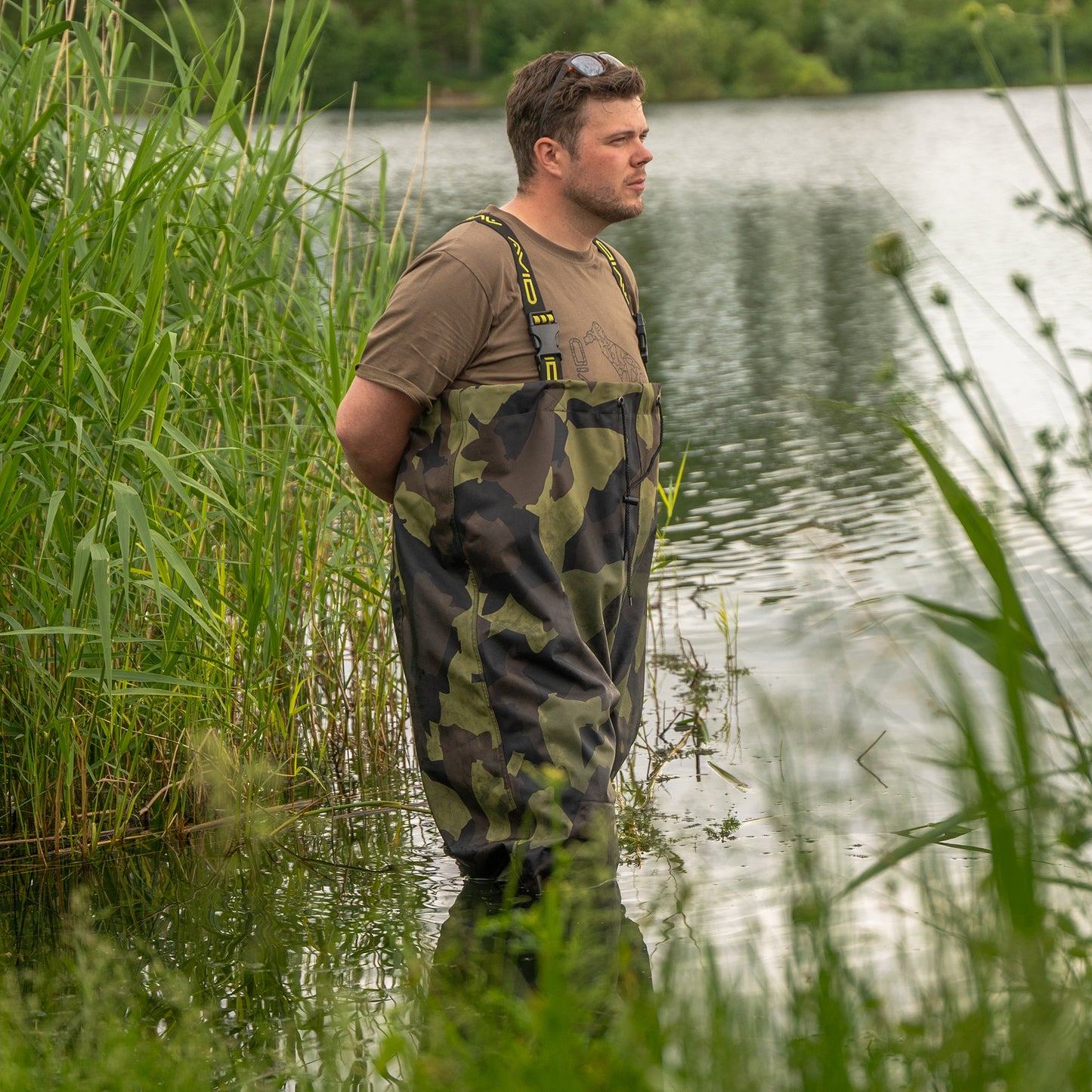 Distortion Camo Chest Waders