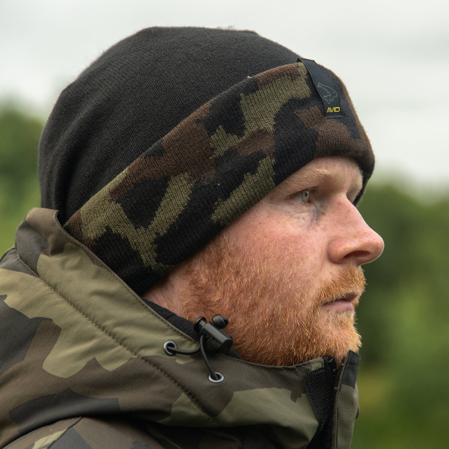 Black and Camo Beanie