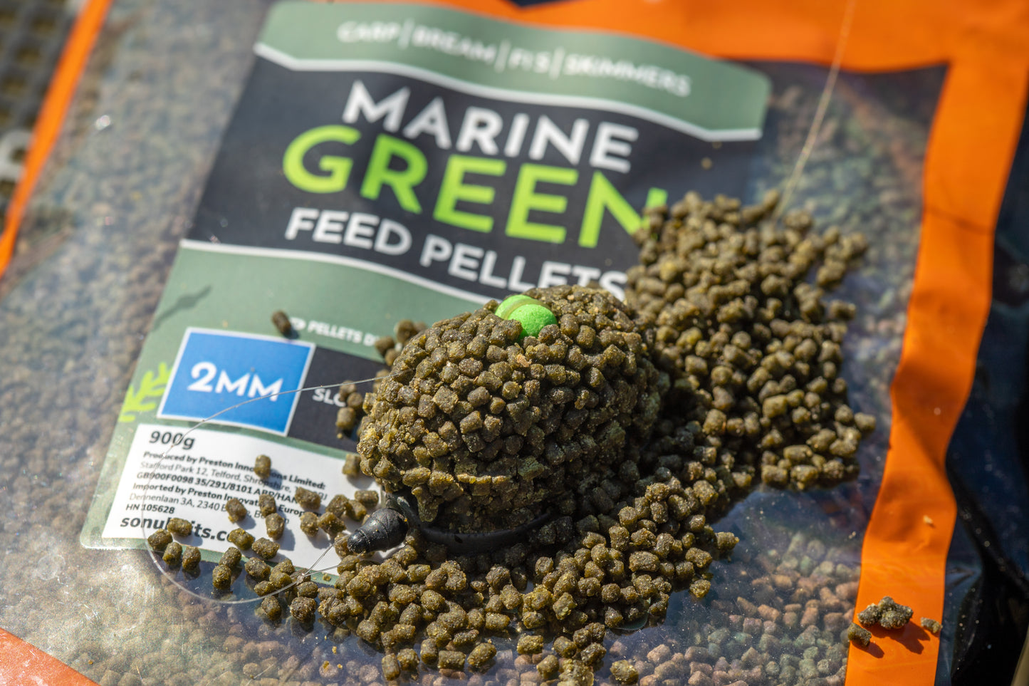Marine Green Feed Pellets