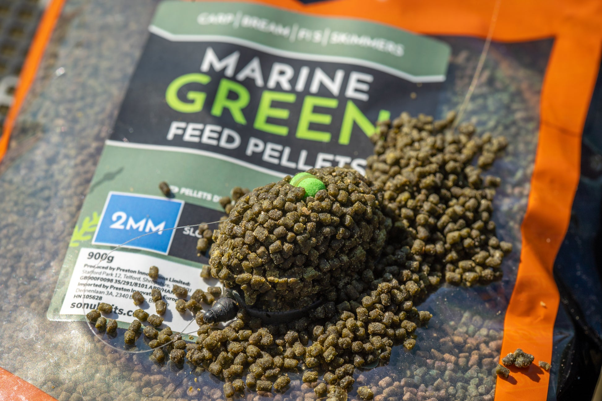 Marine Green Feed Pellets