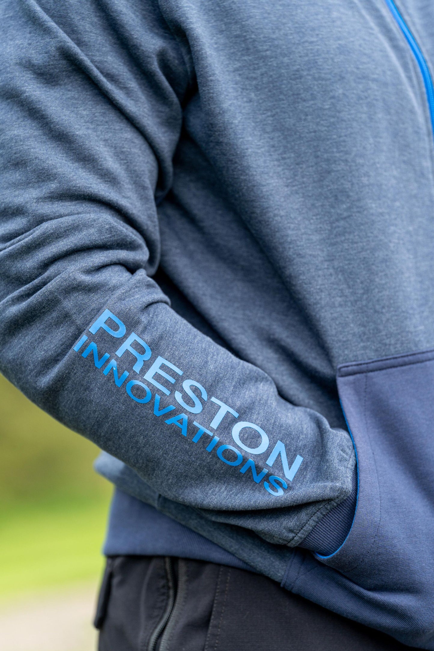 Navy Tide Zip Hoodie