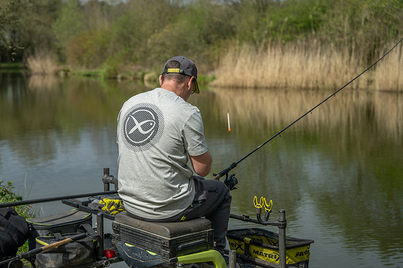 Large Logo T-Shirt (Marl Grey / Lime)