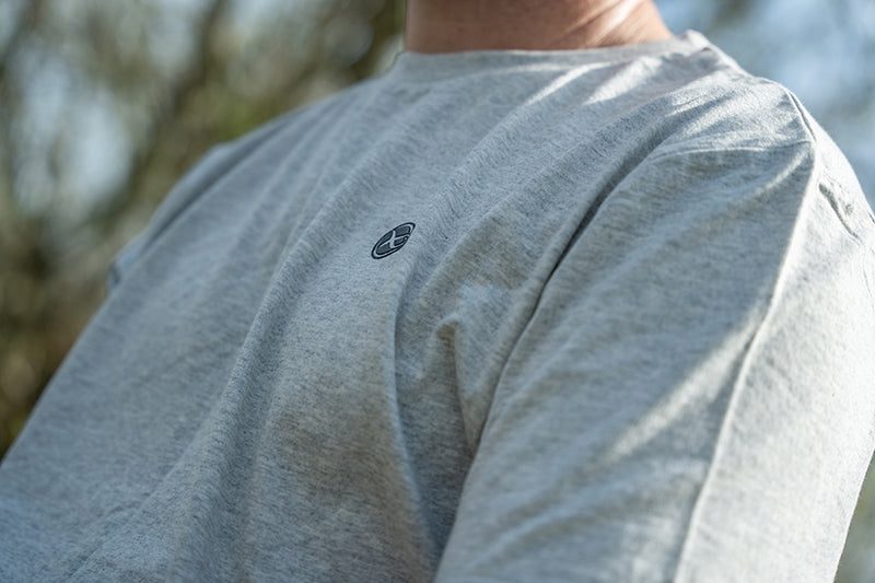 Large Logo T-Shirt (Marl Grey / Lime)