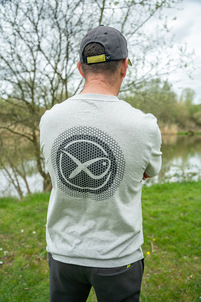 Large Logo T-Shirt (Marl Grey / Lime)