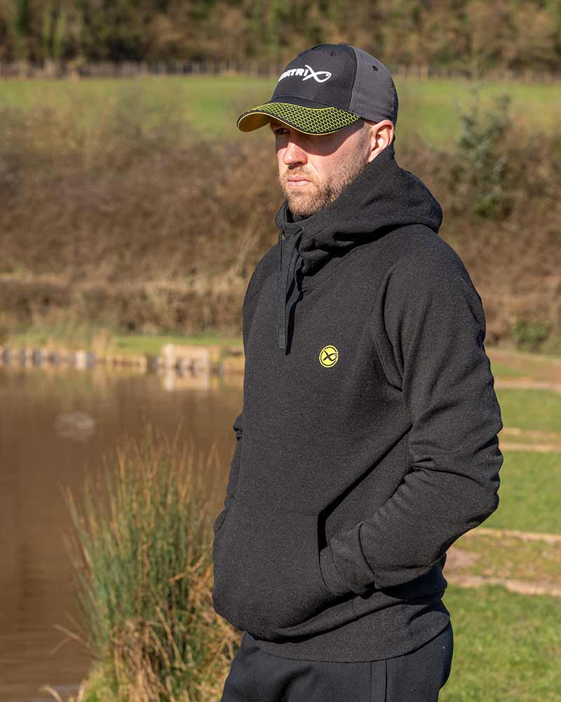 Pullover Hoody – Black Marl