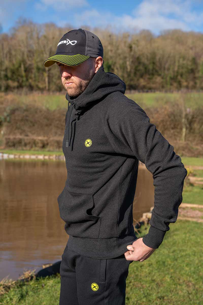 Pullover Hoody – Black Marl