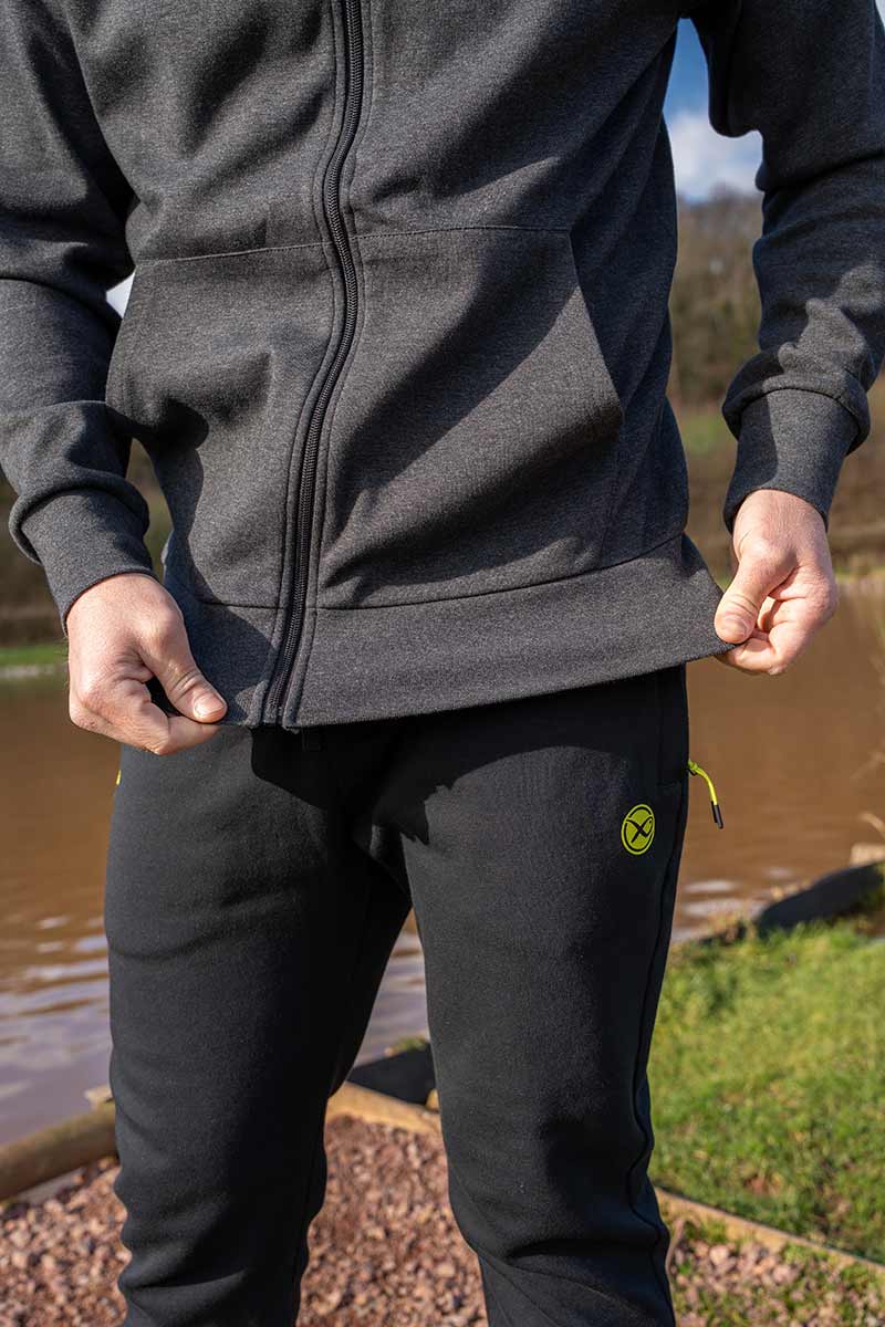 Zipped Hoody – Charcoal Marl
