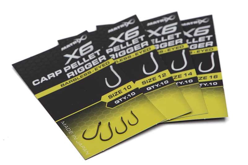 X6 - Carp Pellet Rigger Hooks
