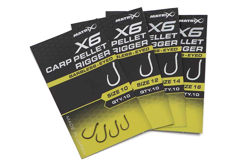 X6 - Carp Pellet Rigger Hooks