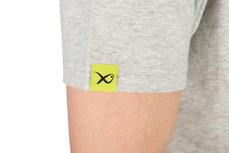 Large Logo T-Shirt (Marl Grey / Lime)