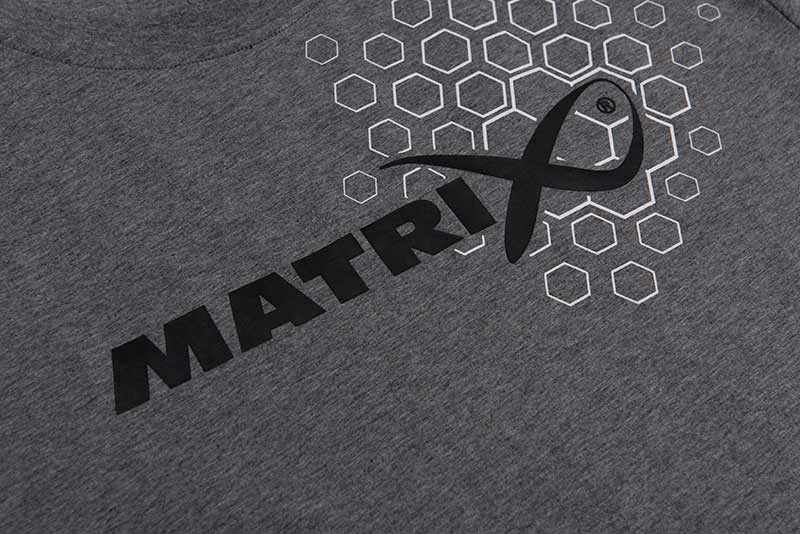 Hex Print T-Shirt (Grey Marl)