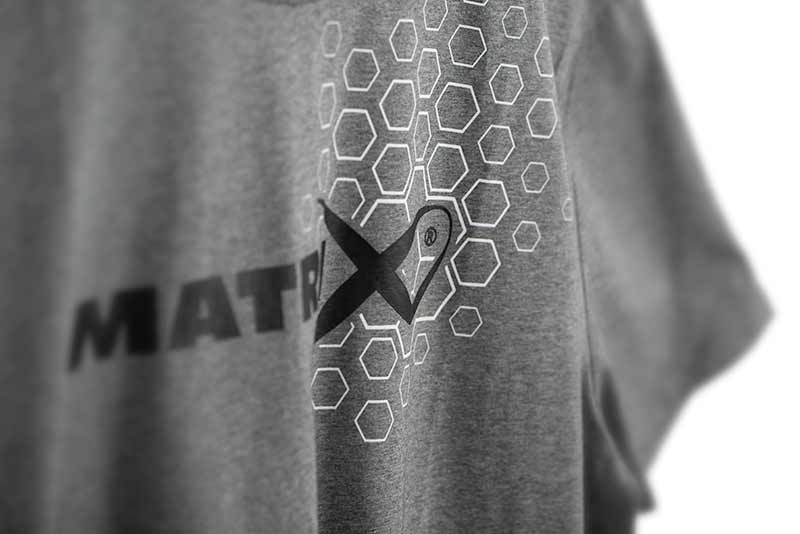 Hex Print T-Shirt (Grey Marl)