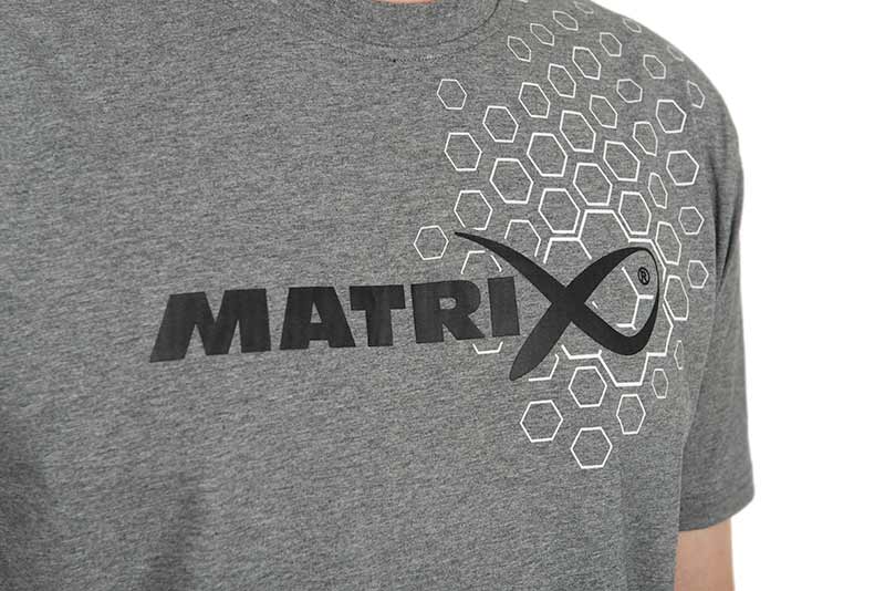 Hex Print T-Shirt (Grey Marl)