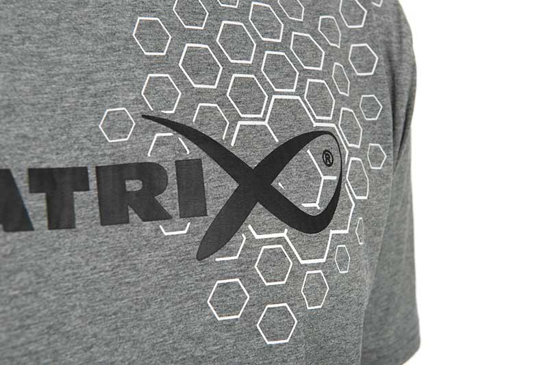 Hex Print T-Shirt (Grey Marl)
