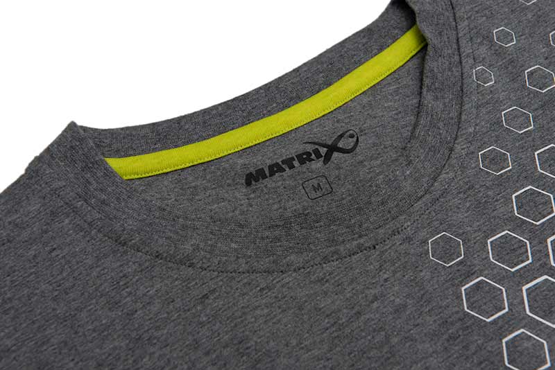 Hex Print T-Shirt (Grey Marl)