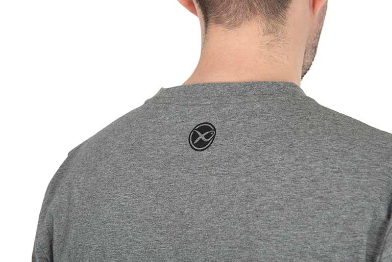 Hex Print T-Shirt (Grey Marl)