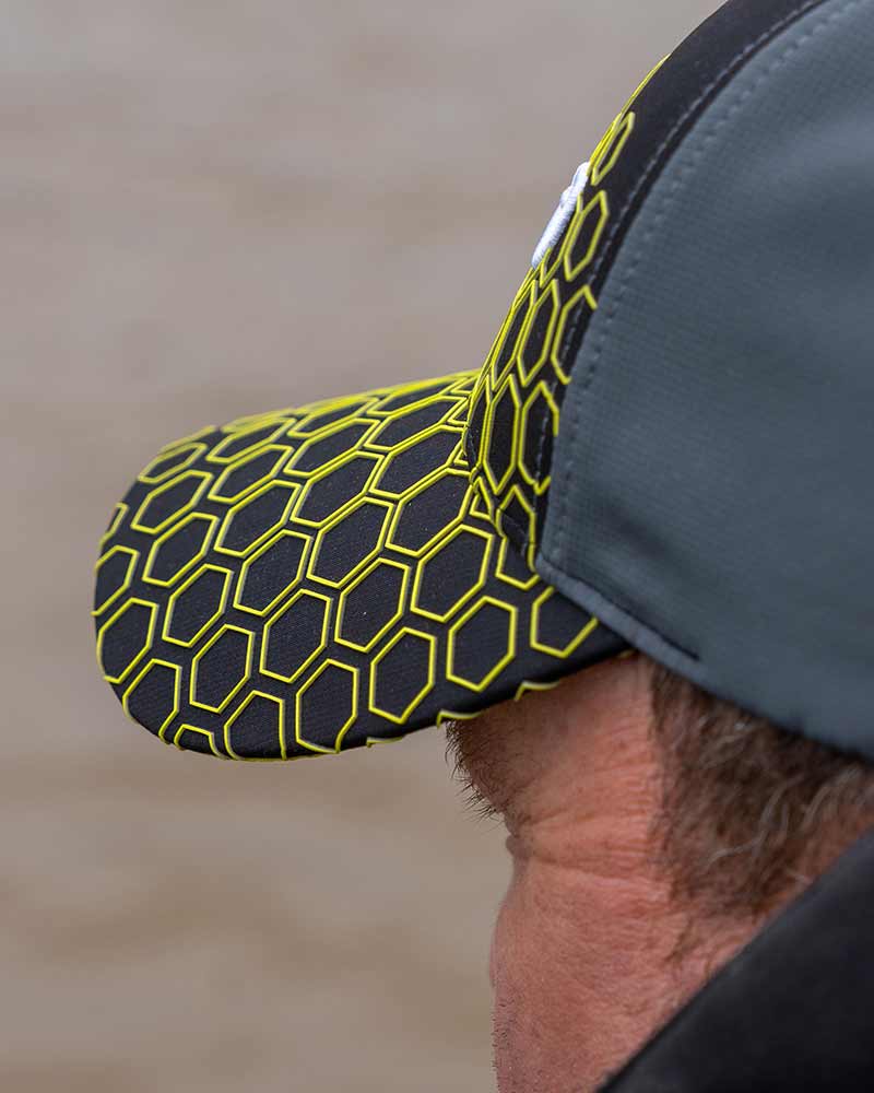 Hex Print Cap (Black)