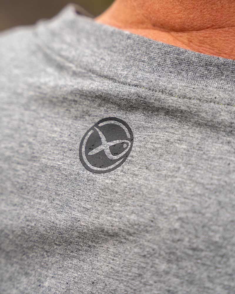Hex Print T-Shirt (Grey Marl)