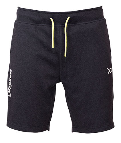 Minimal Black Marl Jogger Shorts